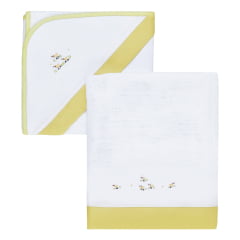Kit Banho Xodó Pintinho Amarelo 