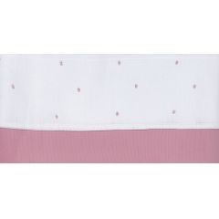 Kit Banho Xodó Poá Rosa