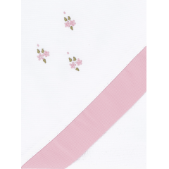 Toalha de Banho com Capuz Floral Rosa