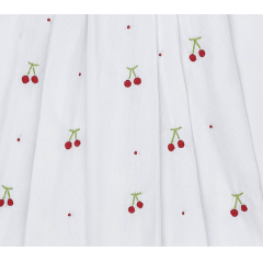Vestido casinha de abelha Branco Cerejinha