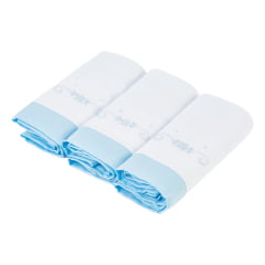 Kit Fralda Arabesco Azul