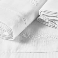 Kit Fralda Arabesco Branco