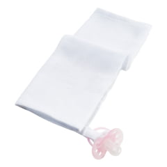 Kit Fralda de Boca Poá Branco 