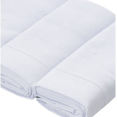 Kit Fralda Poá Branco 